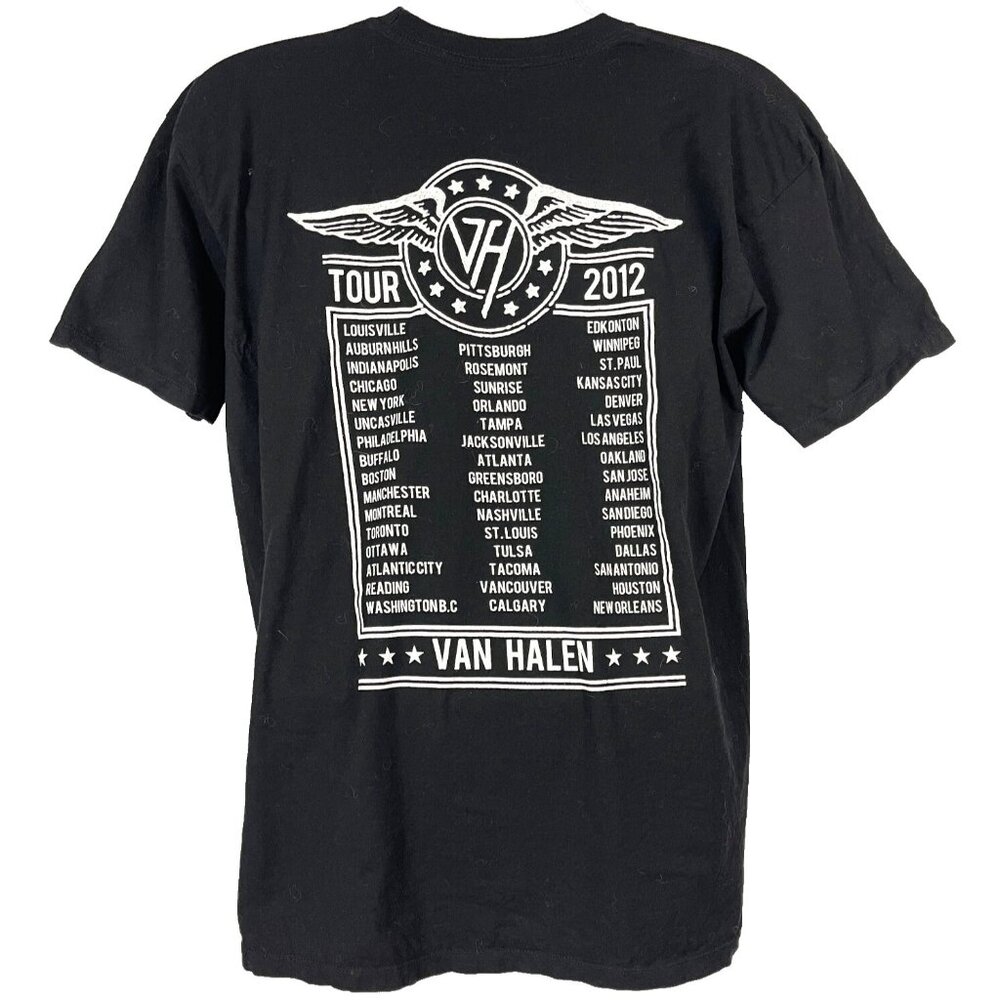 Van Halen Tour 2012 Mens T-Shirt size XL Different Kind of Truth USA Concert - Picture 3 of 6